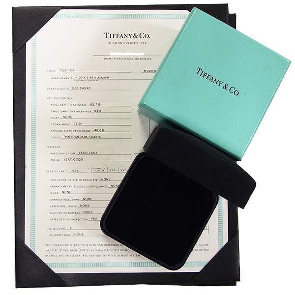 ティファニー TIFFANY & CO. / レガシー リング 【中古】 0.33ct VS1 F EX Pt950  鑑定書付 SSP | TIFFANY&Co. | 09