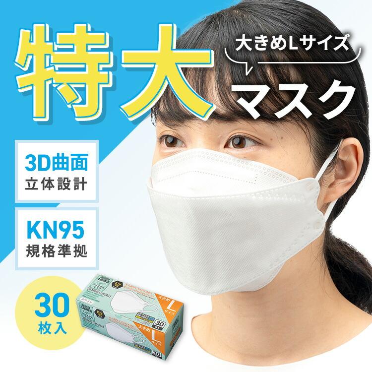 特大】90枚入 ブラック 不織布 4層構造 30枚入×3箱 大人用 L
