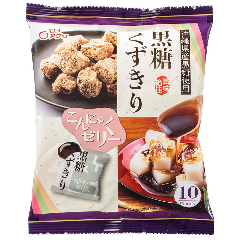 雪国アグリ/黒糖くずきりこんにゃくゼリー/10個 : アエナ Yahoo!店