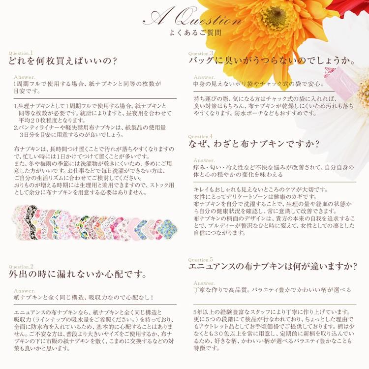 エニュアンス（AENUANCE） オーガニック 布ナプキン LL 2枚セット