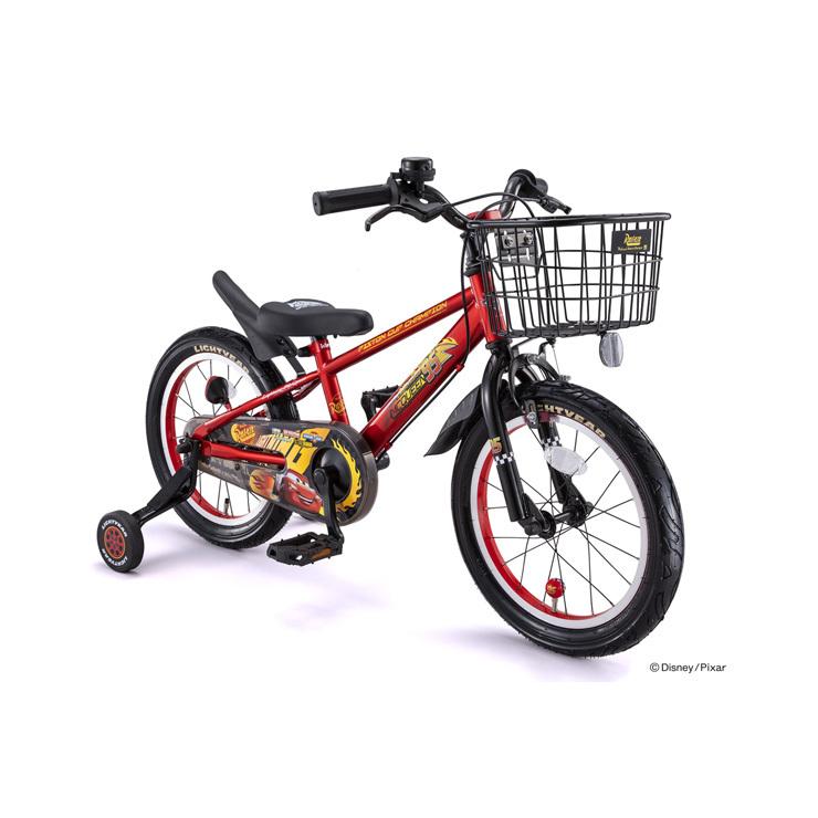 子供用 自転車 アイデス ディズニーカーズ 18インチ レッド