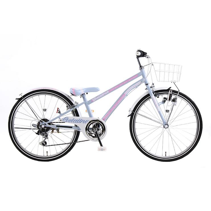 【お店受取り送料無料】ジェラティーナスポーツD ブルー 外装6段変速 24型 子供用自転車 