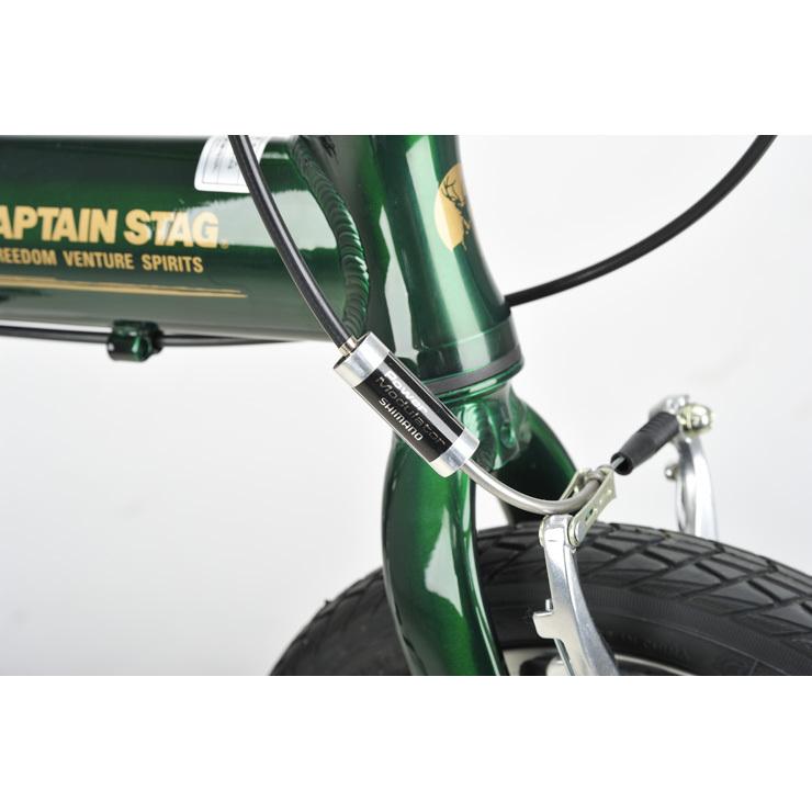 送料無料！キャプテンスタッグ アルル アルミ軽量折りたたみ自転車 CAPTAIN STAG（キャプテンスタッグ） リライトAL-FDB141 ピンク 変速