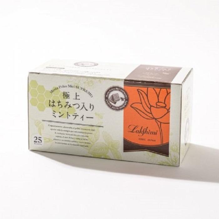 Lakshimi（ラクシュミー） 極上はちみつ入り ミントティー 1.5g×25袋