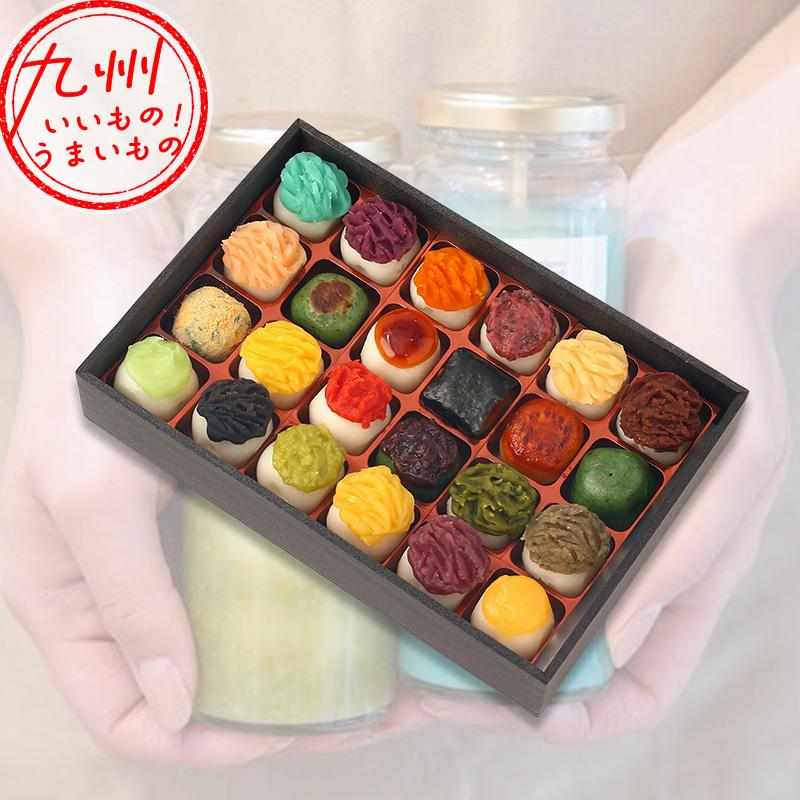 花より団子 近沢レース店 シーズンタオルハンカチ「花より団子」2色組（ピーチ
