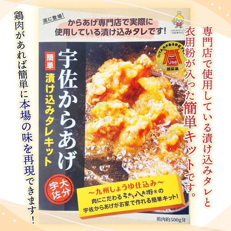 宇佐からあげ簡単漬け込みタレキット 大分 からあげキット 簡単 宇佐からあげ簡単漬け込みタレキット 大分 からあげキット 簡単