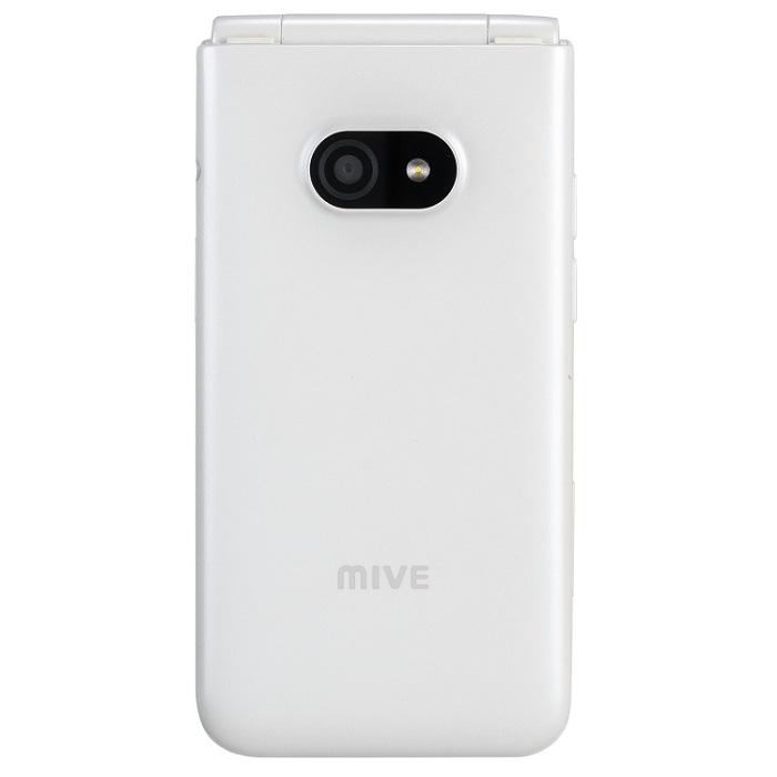 MIVE ケースマ Pearl Whiteパールホワイト ALT ガラケー型スマートフォン『MIVE ケースマ』イオンモバイル