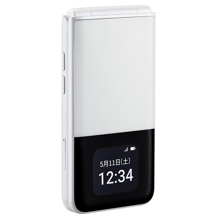 MIVE ケースマ ホワイト 未使用品 ALT ガラケー型スマートフォン『MIVE ケースマ』イオンモバイル