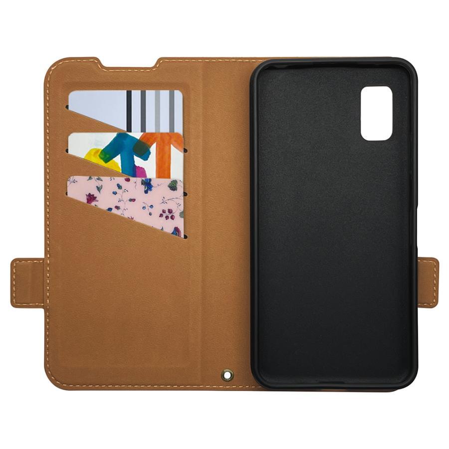 【色:ブラウン_サイズ:AQUOS wish3】AQUOS wish3 ケース Amazon.co.jp: HanaRo AQUOS wish3 ﾀﾞｰｸﾌﾞﾗｳﾝ AQUOSケース wish3