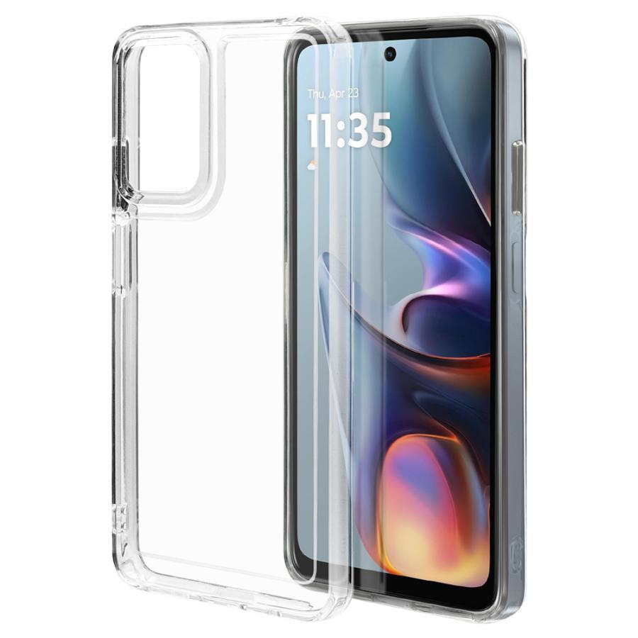 moto g g05 ハイブリッドケース TPU×PC クリア : イオンモバイル