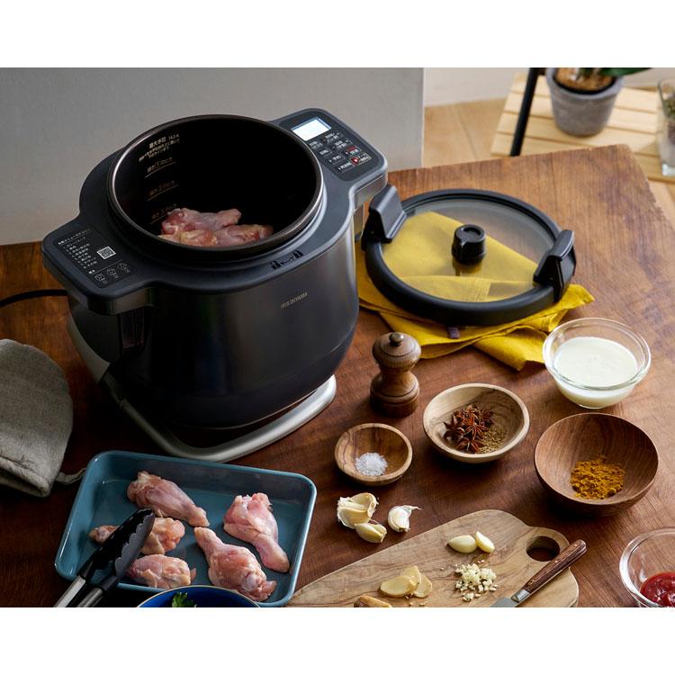 IRIS OHYAMA 自動かくはん式調理機 CHEF DRUM DAC-IA2-H グレー IRIS OHYAMA 自動かくはん式調理機 CHEF DRUM DAC-IA2-H グレー