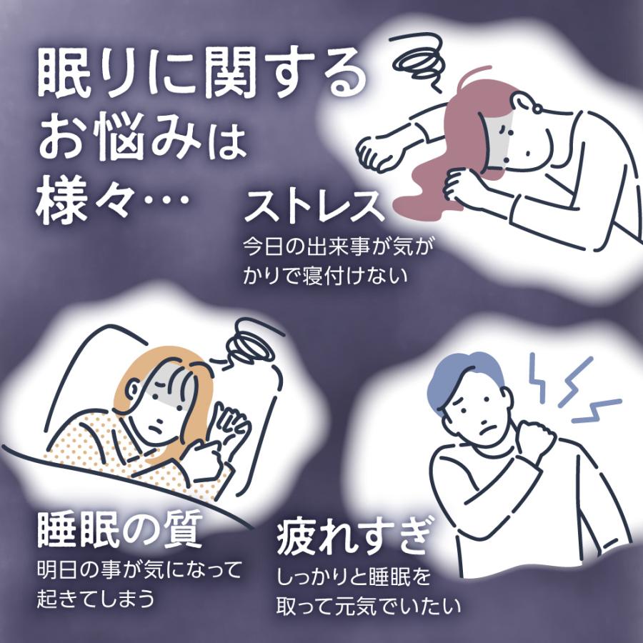 睡眠サプリ グッドネル 睡眠の質とストレス緩和※のW機能性サプリメント GABA ポイント利用 ※仕事や勉強などによる一時的な精神的ストレス | aequalis | 04