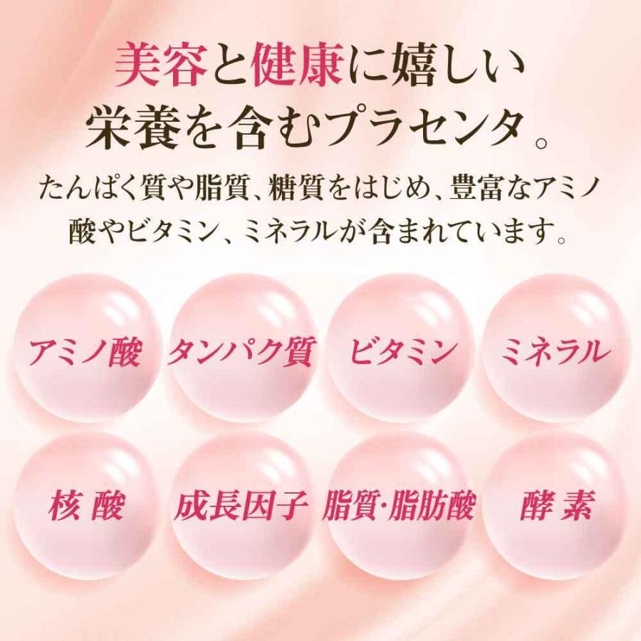 プラセンタ サプリ 2袋セット たっぷり贅沢プラセンタ 50倍濃縮 13400mg/1日 コラーゲン ヒアルロン酸 プロテオグリカン｜aequalis｜04