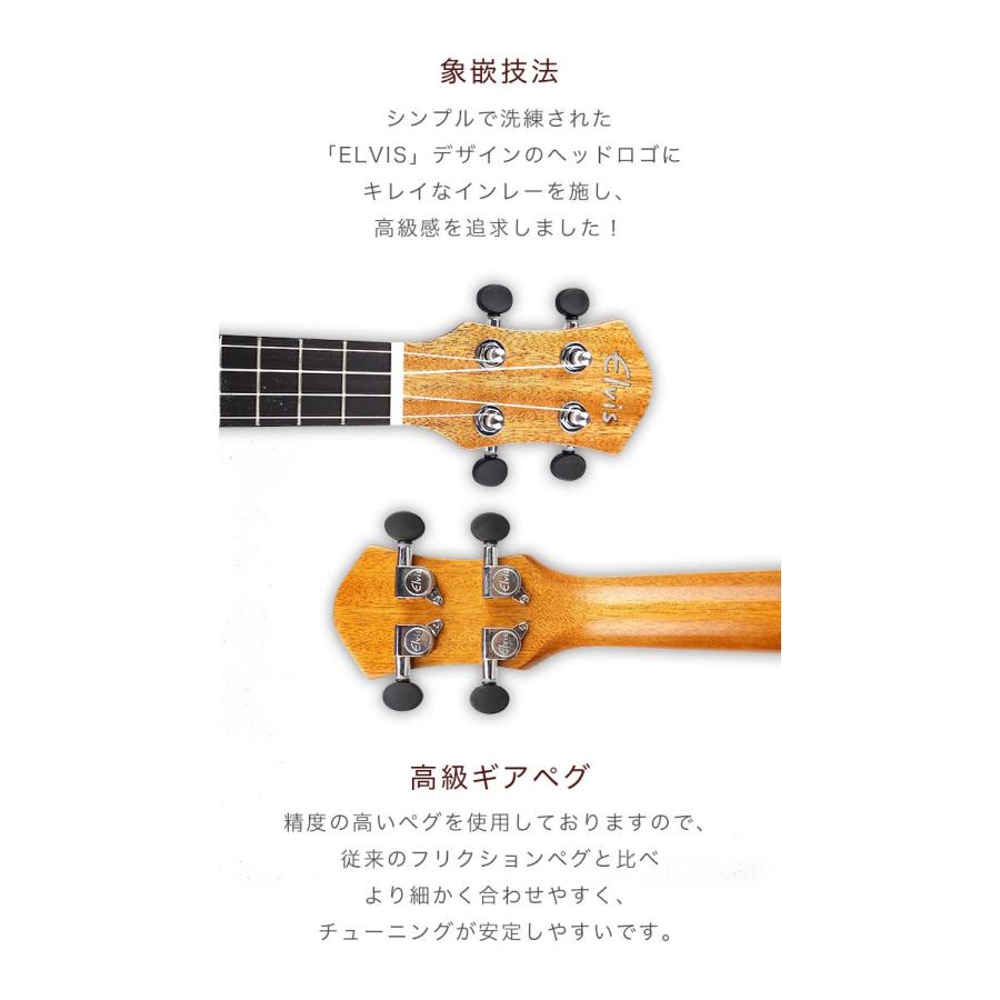 初心者セット8点！高級エスニック風ケース付！】ELVIS・U100S