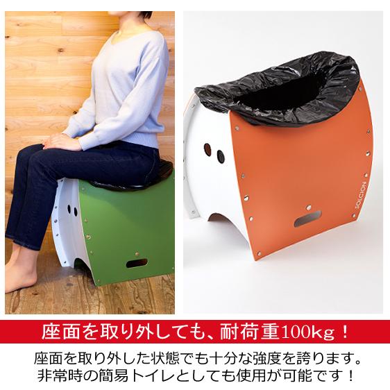 baePATATTO 350 plus SOLCION パタット 3つ 楽天市場】折りたたみ椅子 携帯トイレ10回セット ポンチョ付き