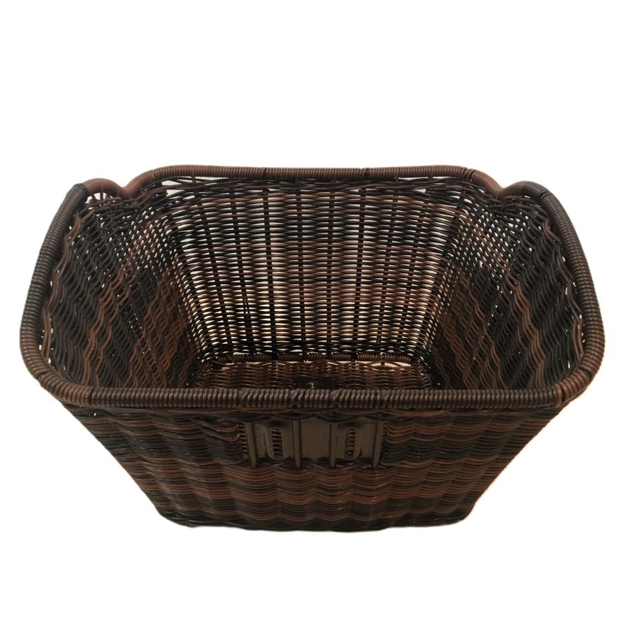 ブロカント品Vintage 籐籠 カゴ ブロカント品Vintage 籐籠 カゴ フランスアンティーク取手付木製