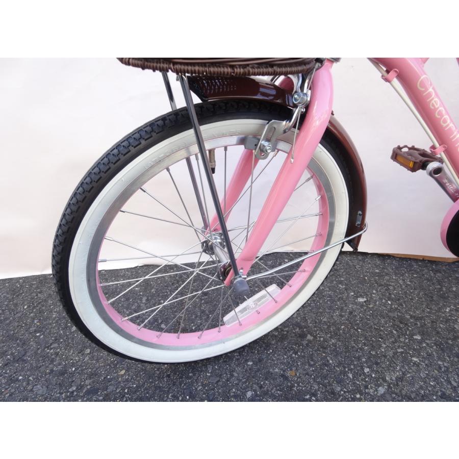 未使用 16インチキッズバイク 16型子供用自転車 ピンク 籐風 未使用 16インチキッズバイク 16型子供用自転車 ピンク 籐風