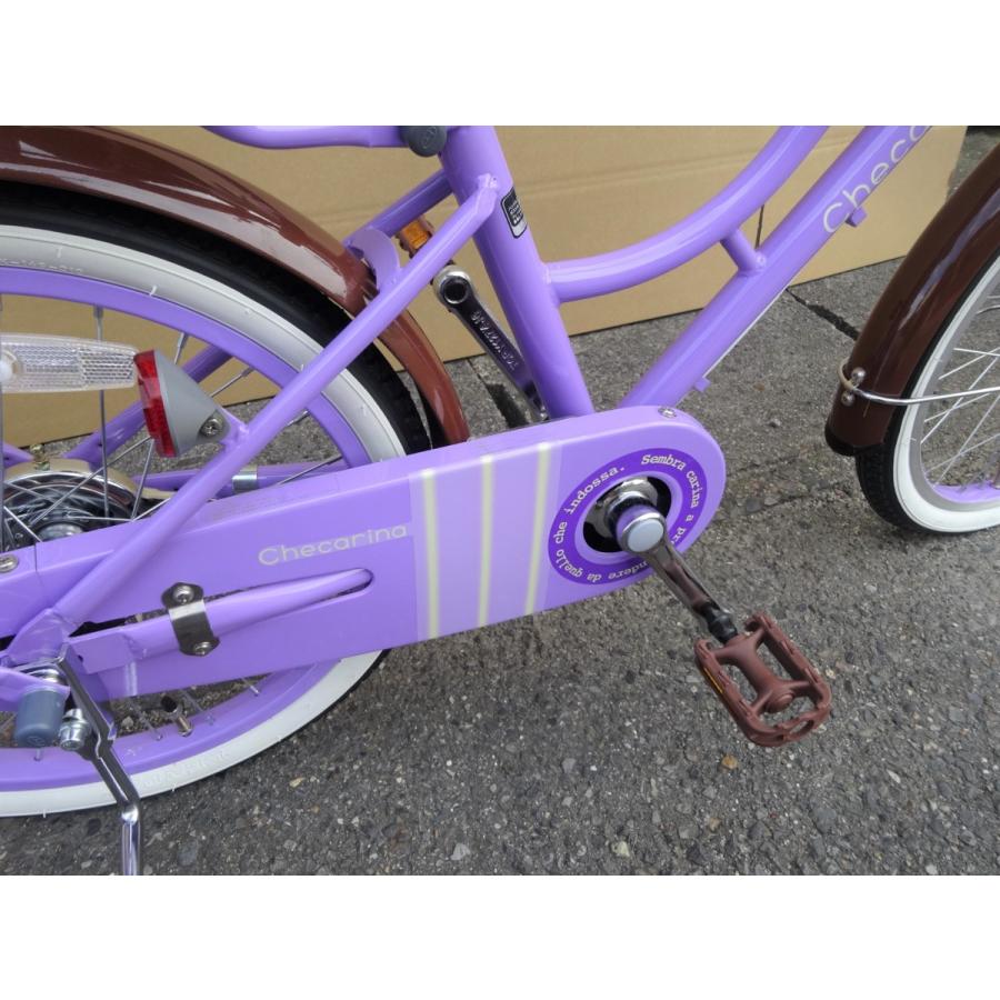 未使用 16インチキッズバイク 16型子供用自転車 パープル 籐風 未使用 16インチキッズバイク 16型子供用自転車 パープル 籐風