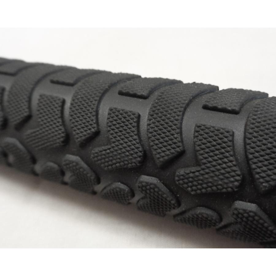 未使用 自転車 ハンドル グリップ ニギリ ブラック 黒 ラバーグリップ