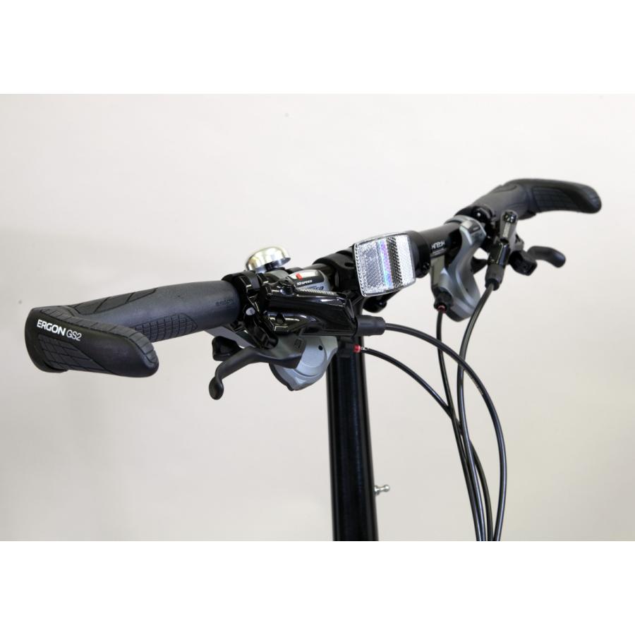 メルセデス・ベンツ ブラック 20型20段変速付き折りたたみ自転車