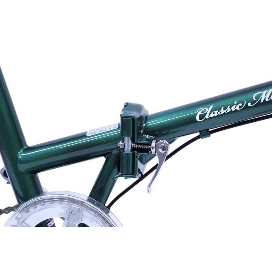 自転車 16型 折りたたみ自転車 グリーン 16インチ フォールディング 