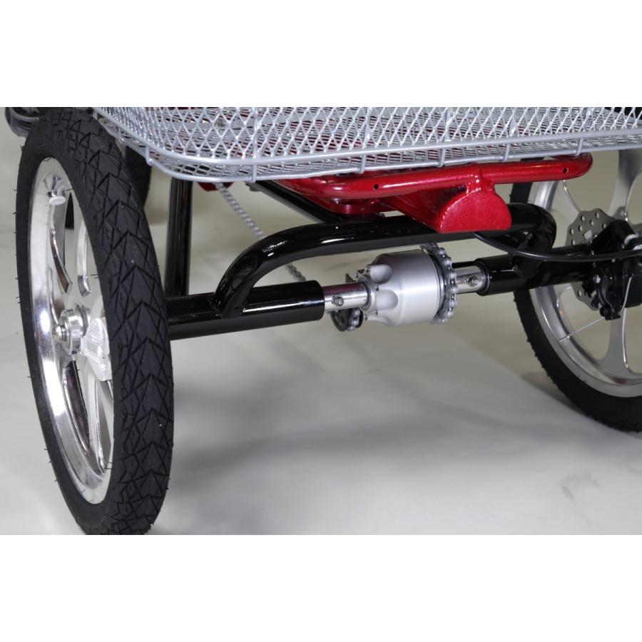 シニア向け 四輪自転車 エアロクークルM2 ブルー 空気入れ不要 パンク