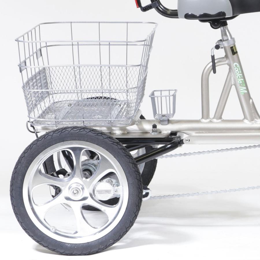 シニア向け 四輪自転車 エアロクークルM2 ブルー 空気入れ不要 パンク