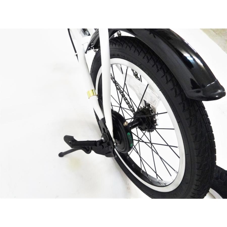 折り畳み自転車 TZ-160-WH 16インチ ホワイト
