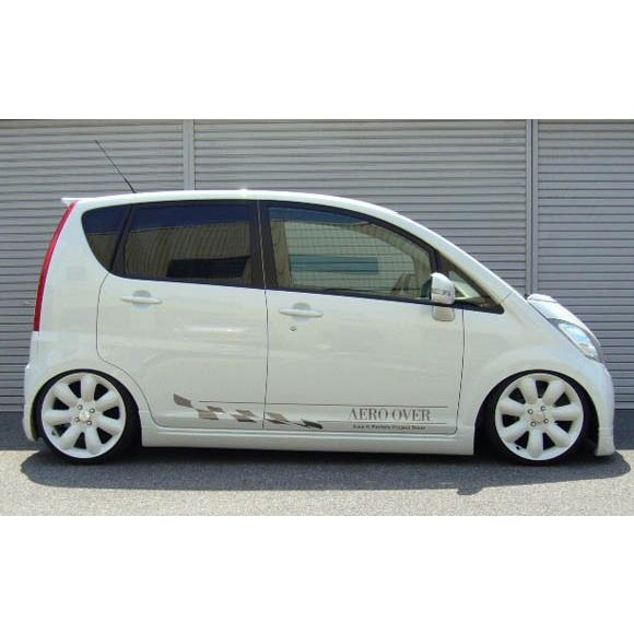 ホワイト エアロパーツ 6点セット L175S外装1式販売です AERO OVER｜ダイハツ ムーヴカジュアル（L175S）前期用 エアロ6点+