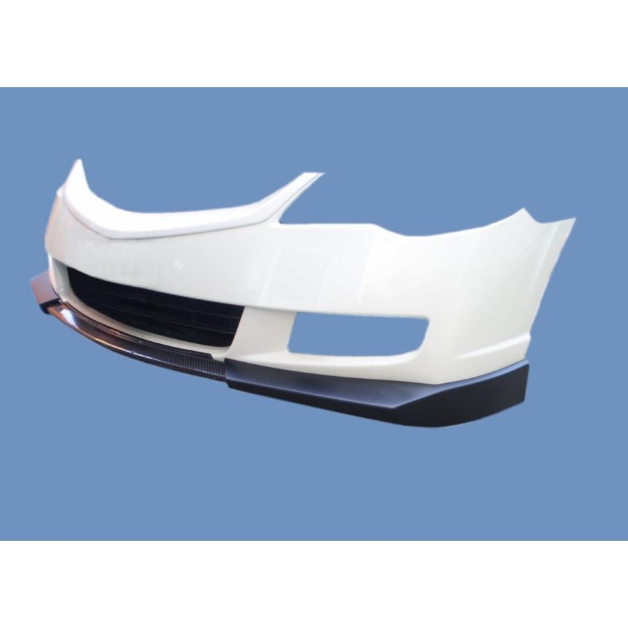シビック FD1/3 前期 3分割 カーボンリップスポイラー シビック FD1/3 前期 3分割 カーボンリップスポイラー