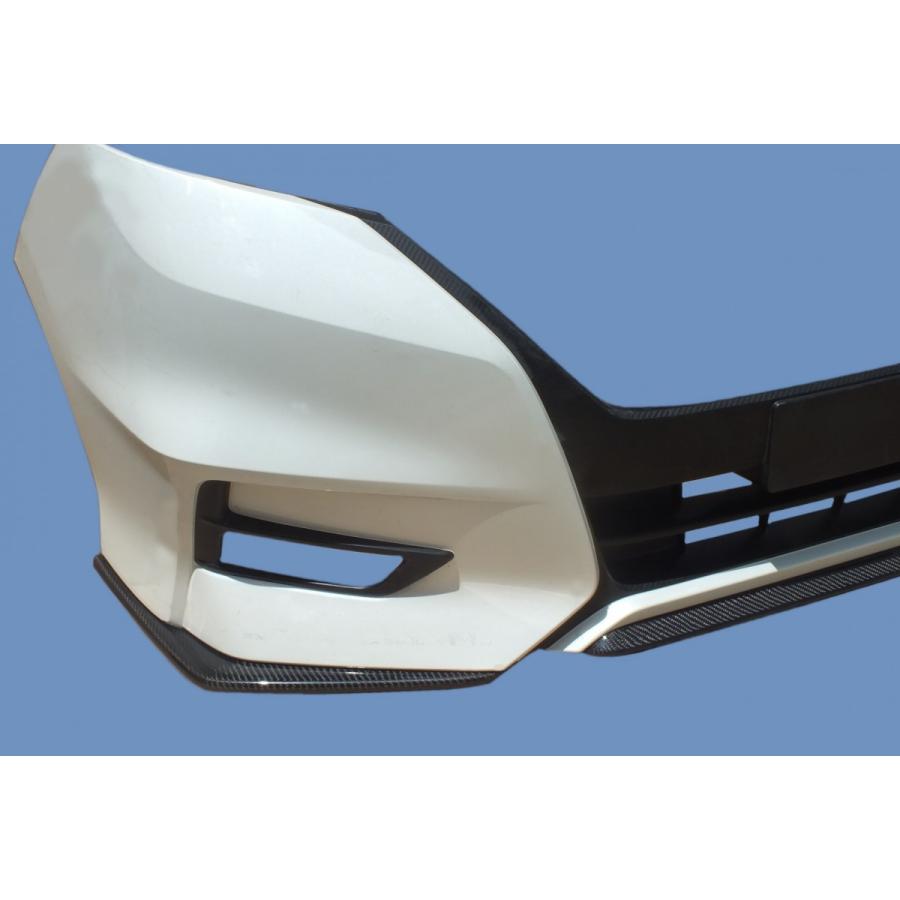 セレナ ハイウェイスター C27前期 3分割 カーボンリップスポイラー