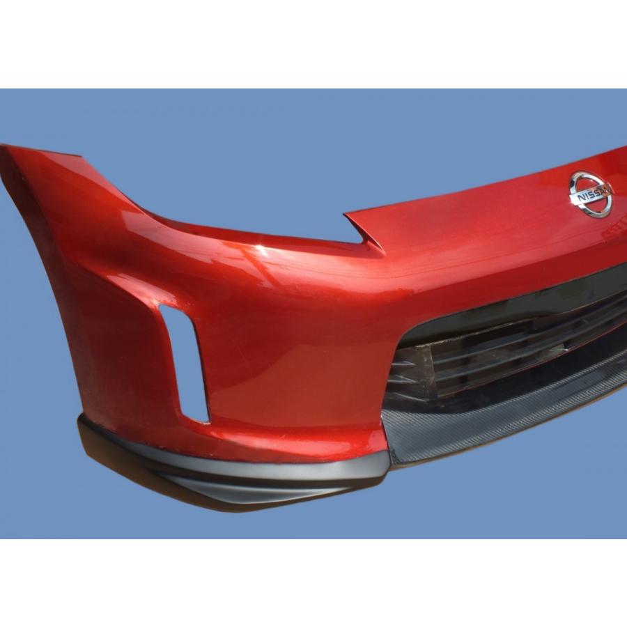エアロワークス フェアレディZ Z34 後期 3分割 カーボンリップ