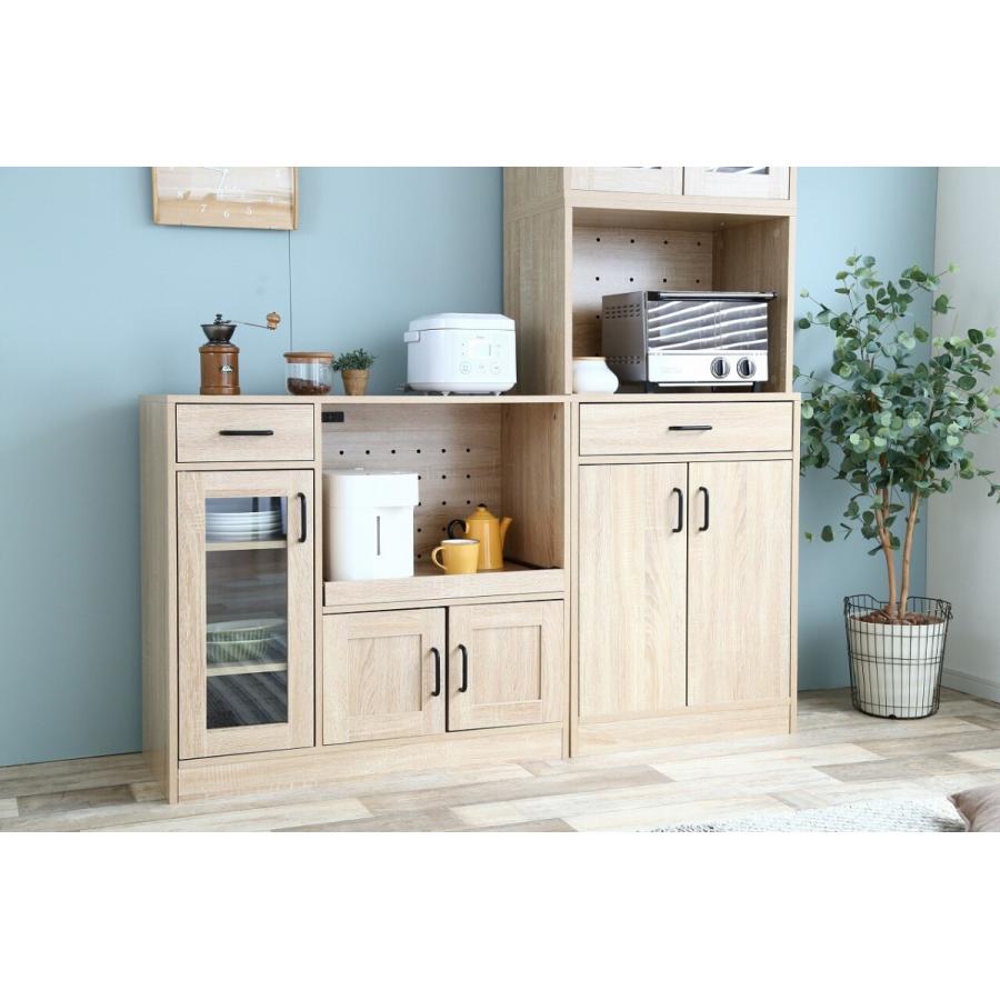 食器棚 レンジ台 キッチン ラック 収納 おしゃれ 木製 レンジ レンジラック コンパクト ワンルーム 引越し 新生活 引き出し 炊飯器 食器 棚 Aeru Na Aeru 通販 Yahoo ショッピング