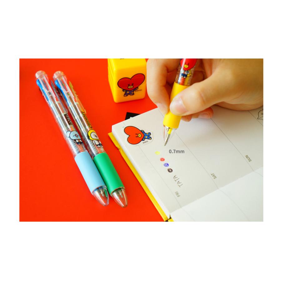 BT21 3+1 Ballpen【送料無料】BT21公式グッズ ボールペン 4色
