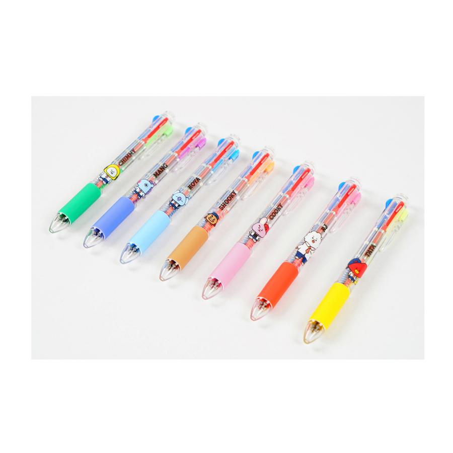 BT21 3+1 Ballpen【送料無料】BT21公式グッズ ボールペン 4色