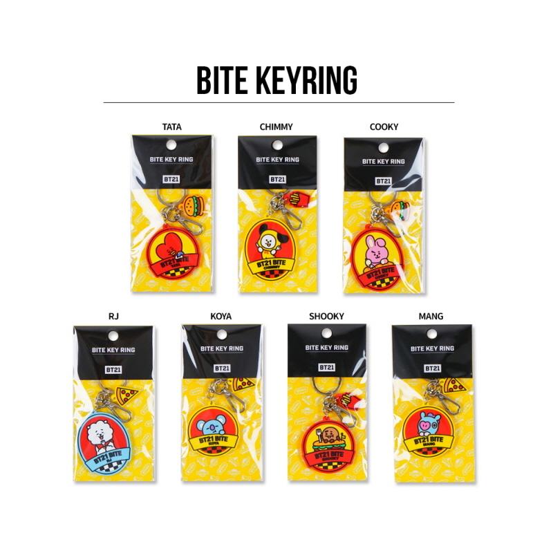 BT21 BITE Keyring【送料無料】シリコンキーリング キーホルダー シリコン素材 | BT21 | 05