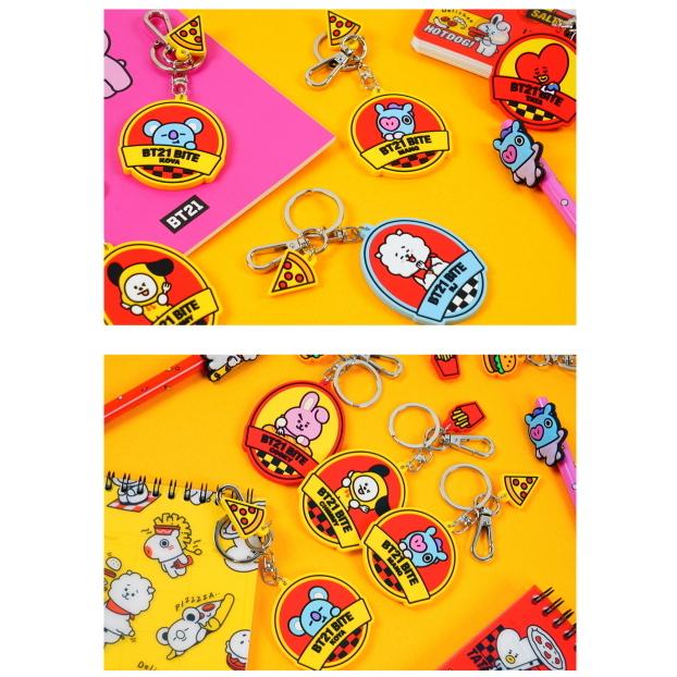 BT21 BITE Keyring【送料無料】シリコンキーリング キーホルダー シリコン素材 | BT21 | 08