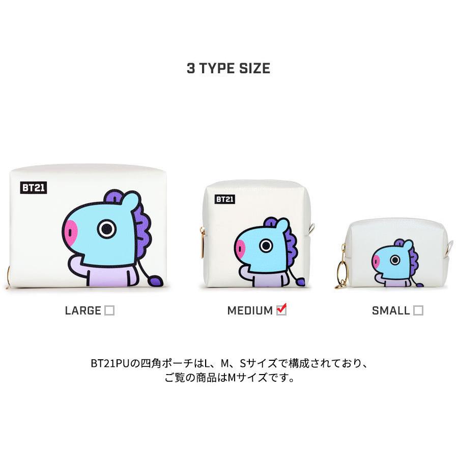 BT21 BT21 PU SQUARE POUCH MEDIUM【送料無料】BTS 防弾少年団 公式