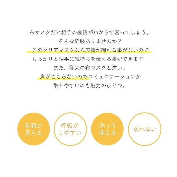 Clear Mask 100枚セット【当日発送・送料無料】透明マスク マウスシールド 飛沫防止 曇り止め 水洗い 軽量 通気性 簡単装着 飲食店 ウイルス 衛生 繰り返し 安い |  | 02