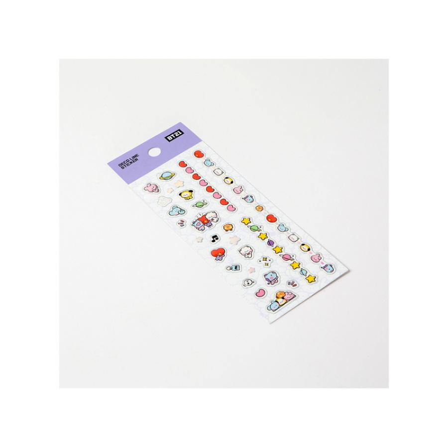 BT21 Deco Line Sticker【BTS公式グッズ】デコラインステッカー
