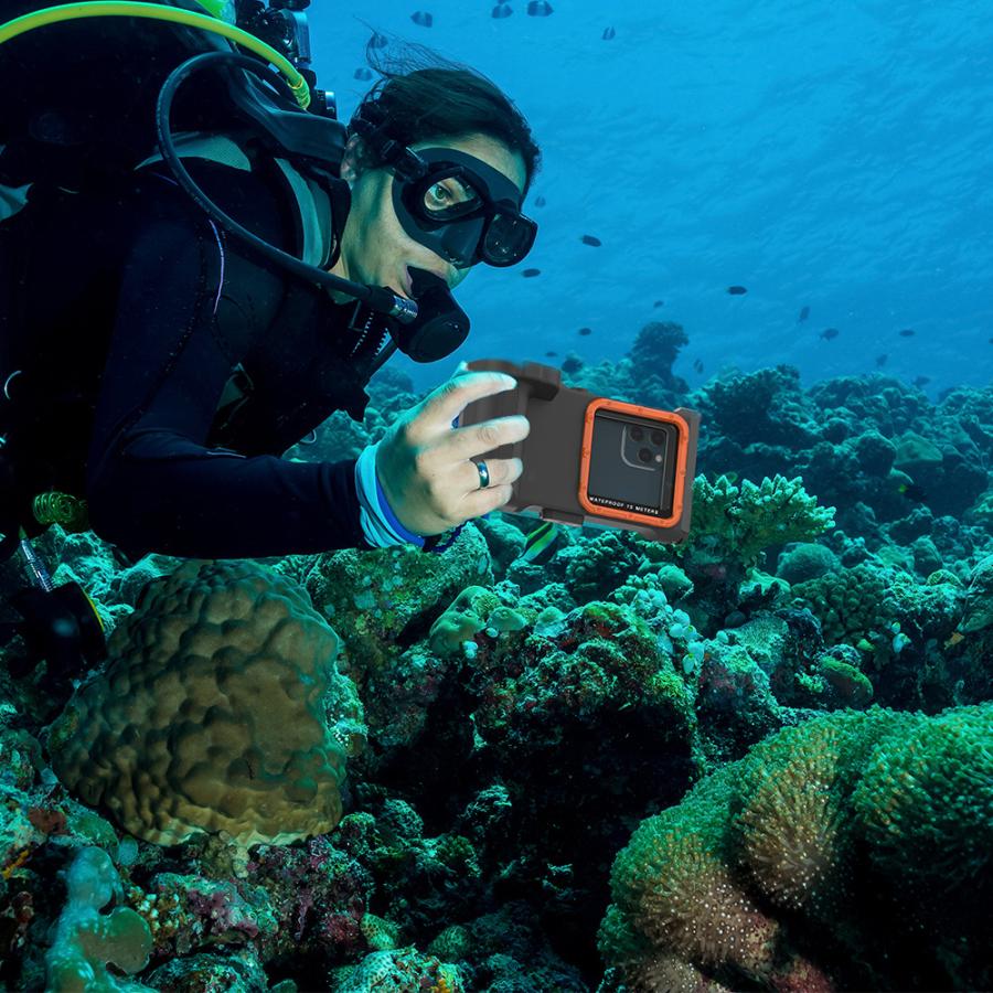 Diving Waterproof Case【送料無料】防水ケース 耐衝撃 防雪 超薄型 完全防水 衝撃吸収 操作便利 脱着簡単 落下防止 防水カバー ダイビング 完全密閉 |  | 07