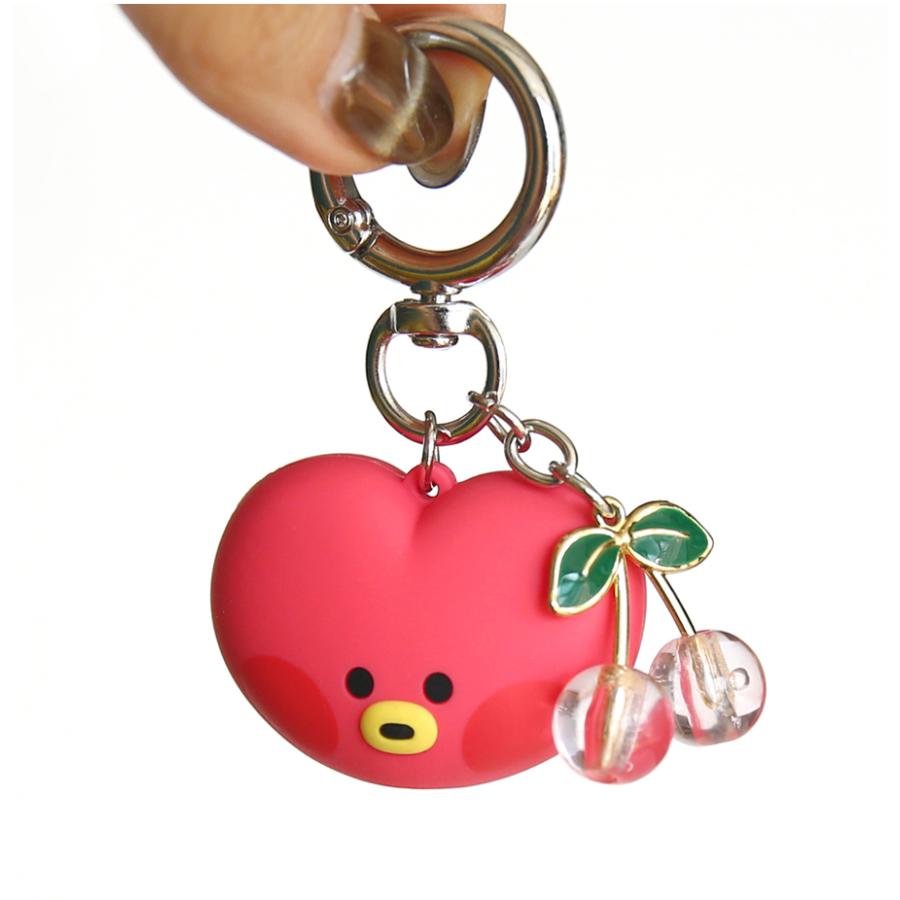 BT21 minini Face cap Keyring【送料無料】BTS公式グッズ リップキャップ プラッシュキーリング キーホルダー キーリング バッグチャーム | BT21 | 05