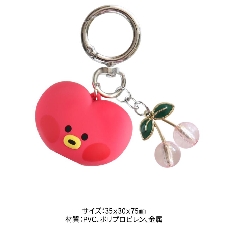 BT21 minini Face cap Keyring【送料無料】BTS公式グッズ リップキャップ プラッシュキーリング キーホルダー キーリング バッグチャーム | BT21 | 06