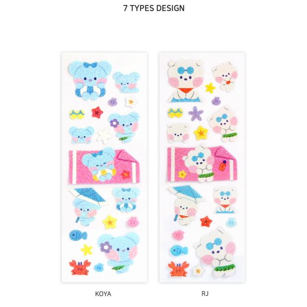 BT21 BT21 HOLOGRAM STICKER SUMMER SKY【BTS公式グッズ】ホログラムス