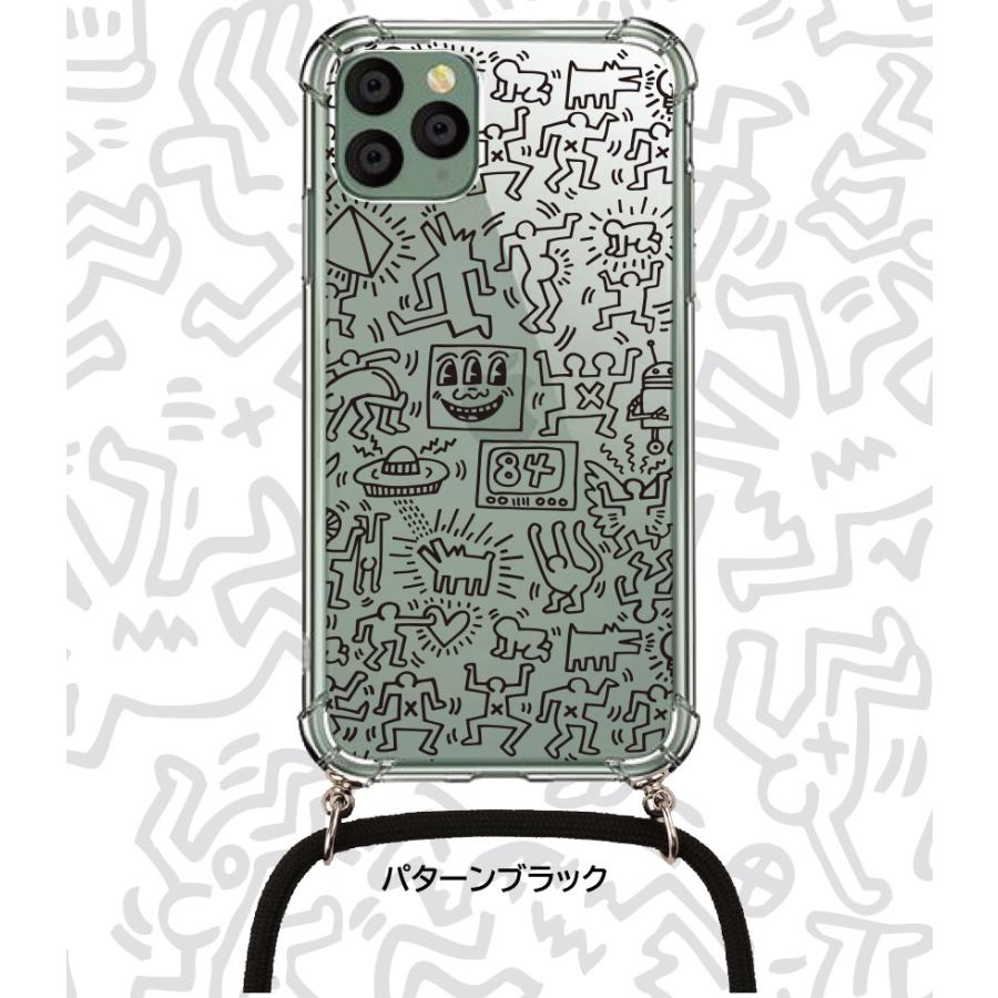 Keith Haring Neckstrap Clear Bumper Case【全国送料無料】〔ストラップ付き〕キースへリング クリアケース デザイン 最安値 バンパー 衝撃吸収 おしゃれ｜aesoon｜15