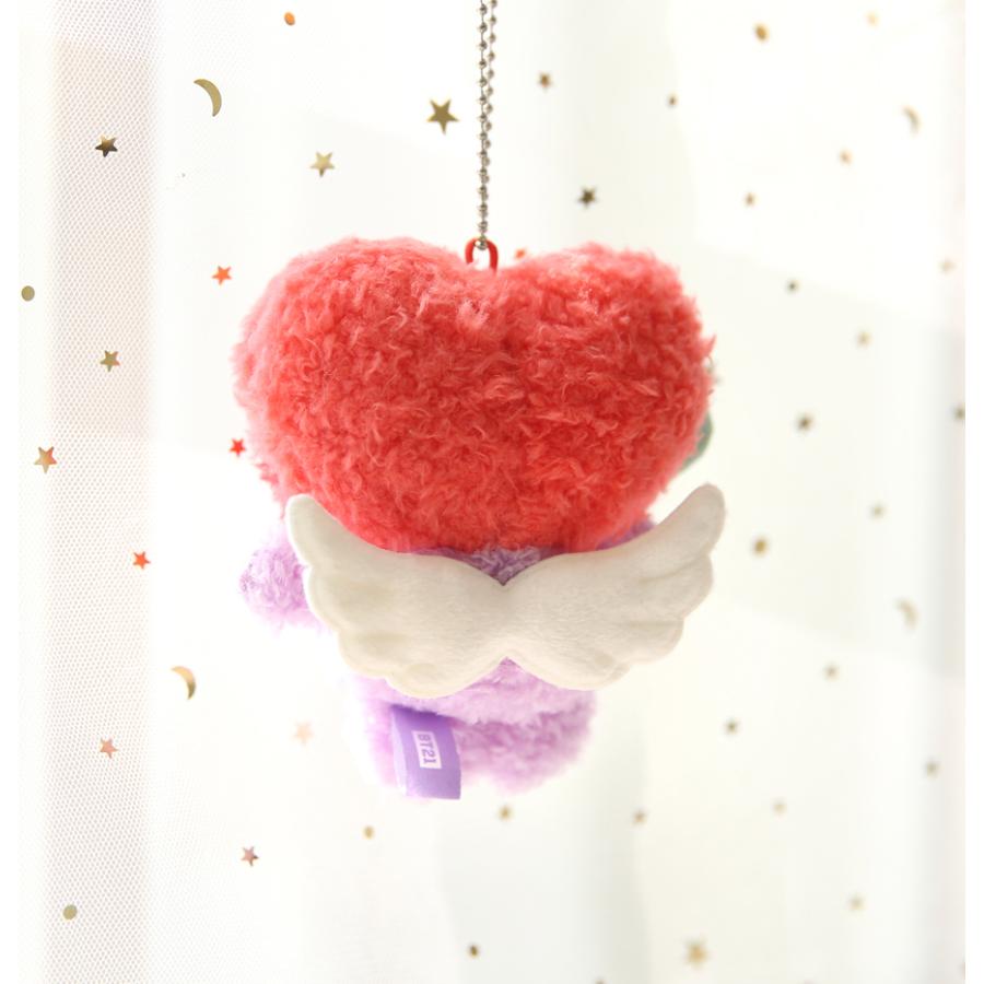 BT21 minini Plush Kerying Angel【送料無料】BTS公式グッズ エンジェルキーリング キーホルダー キーリング バッグチャーム カバンアクセサリー | BT21 | 04