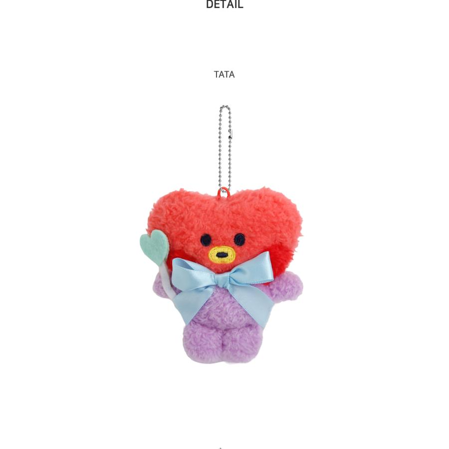 BT21 minini Plush Kerying Angel【送料無料】BTS公式グッズ エンジェルキーリング キーホルダー キーリング バッグチャーム カバンアクセサリー | BT21 | 06