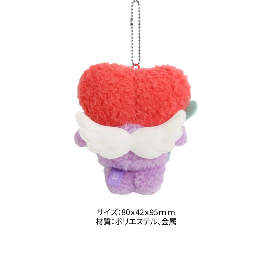 BT21 minini Plush Kerying Angel【送料無料】BTS公式グッズ エンジェルキーリング キーホルダー キーリング バッグチャーム カバンアクセサリー | BT21 | 07