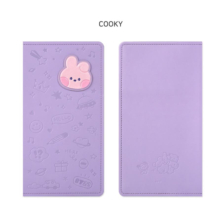 BT21 BT21 Large minini Leather Patch Passport Cover【BT21グッズ
