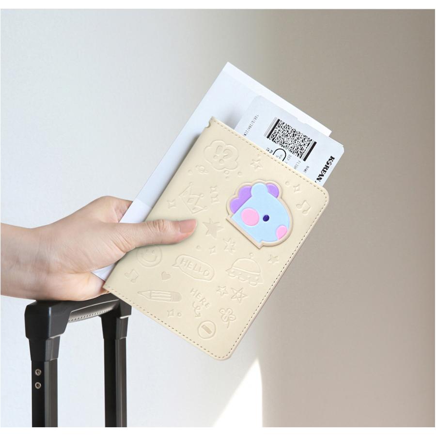 BT21 BT21 minini Leather Patch Passport Cover【BT21グッズ